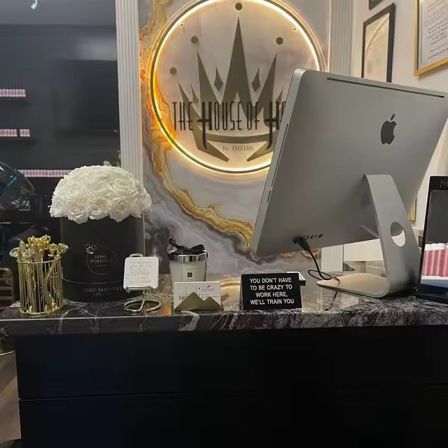 Custom Acrylic Backlit Round Sign